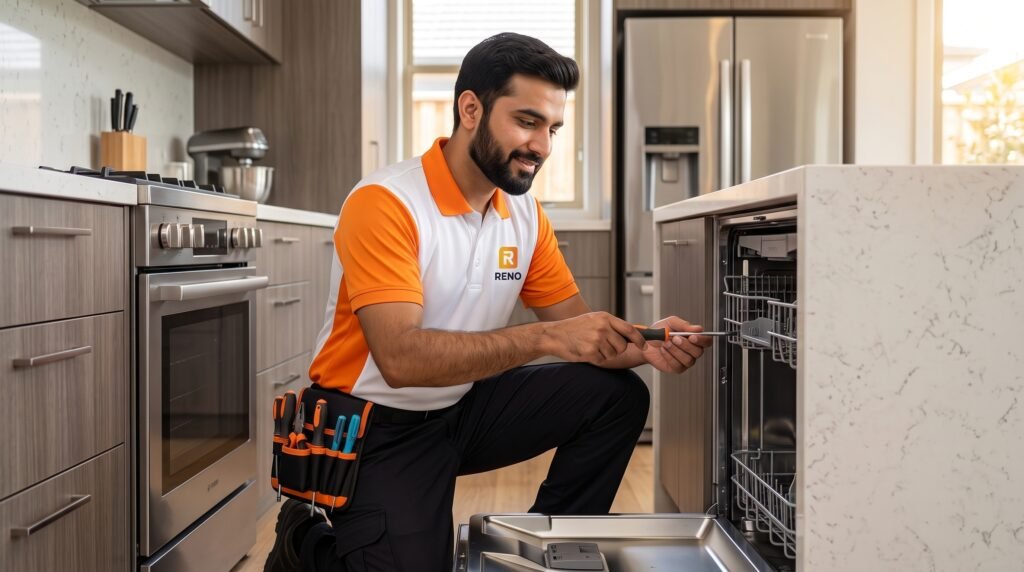 Dishwasher repairing
