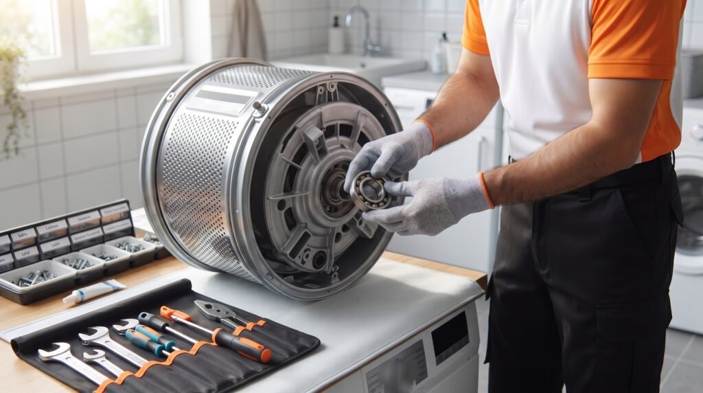 
Reno Technician replacing Bearing