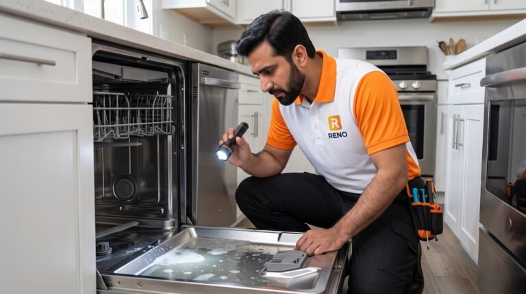 White Film and Limescale Residue on Dishes