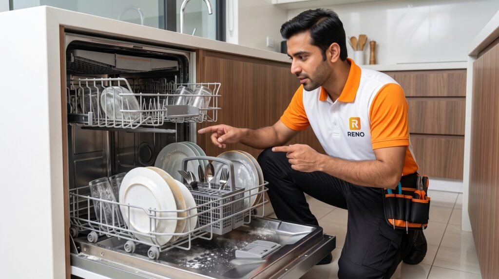 Dishwasher stops mid way