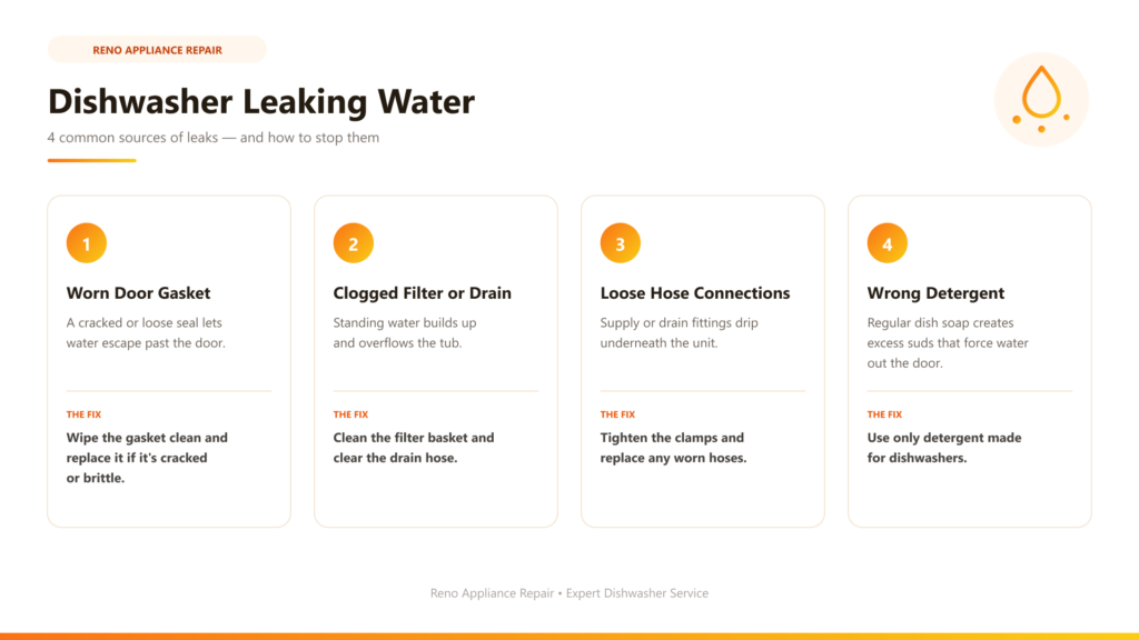 4 causes of water leak